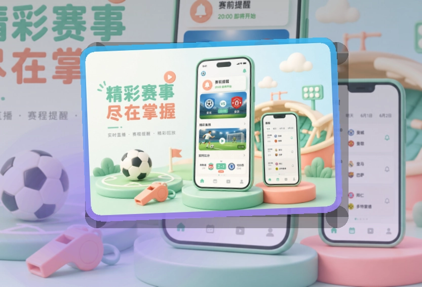爱游戏 App和网页双入口，比赛日安排和电脑端浏览都能减少临时搜索 页面展示
